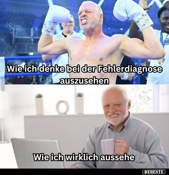 Wie ich denke bei der Fehlerdiagnose auszusehen.. - Lustige Bilder | DEBESTE.de