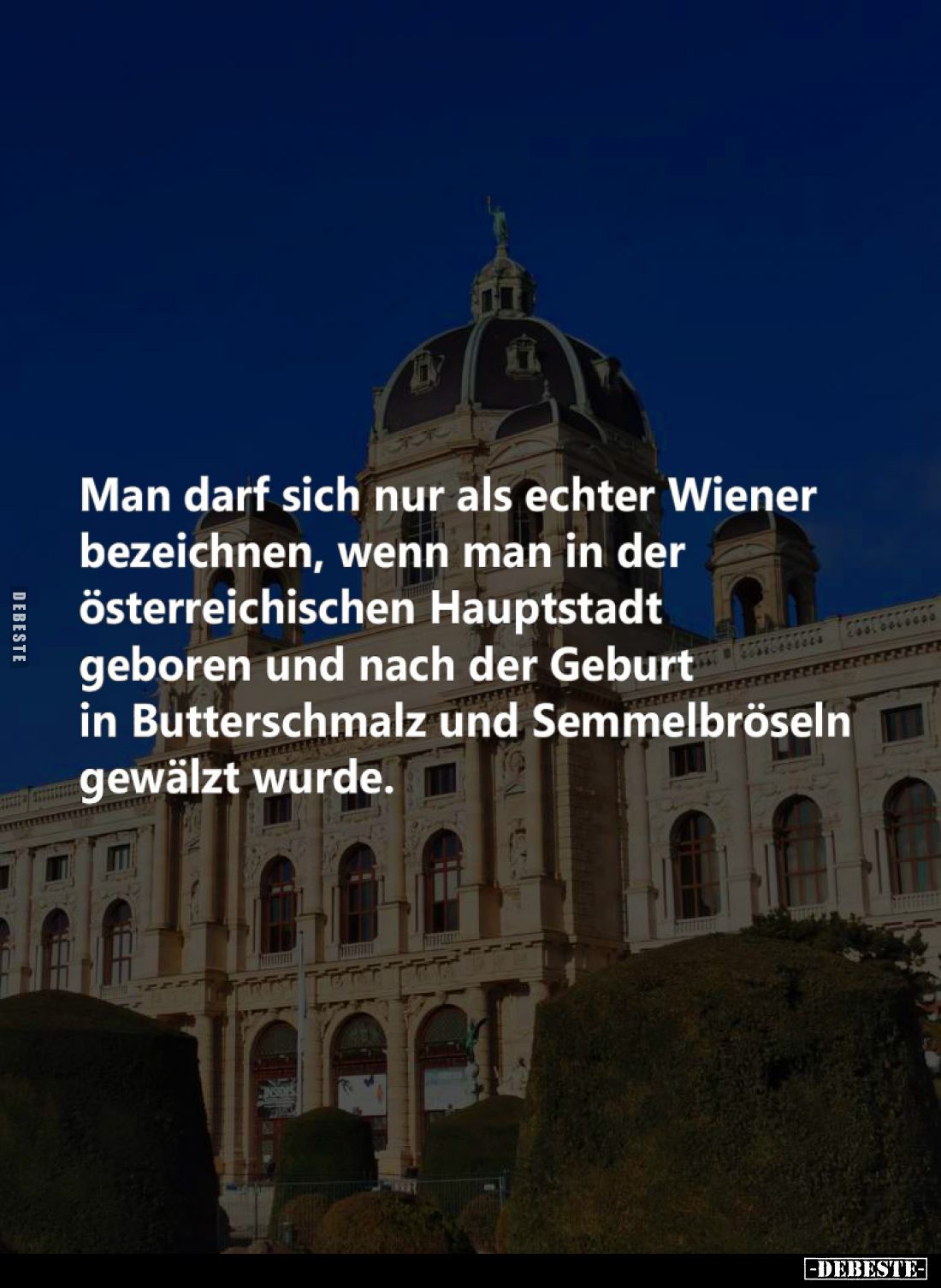 Man darf sich nur als echter Wiener bezeichnen... - Lustige Bilder | DEBESTE.de
