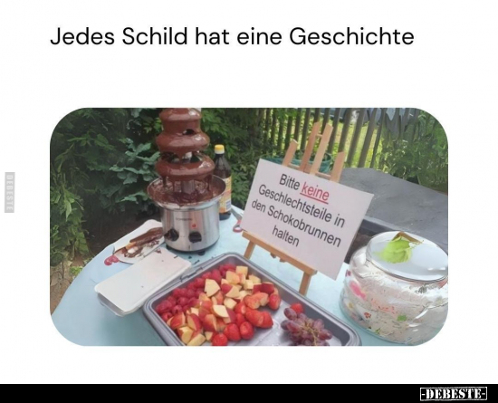 Jedes Schild hat eine Geschichte... - Lustige Bilder | DEBESTE.de