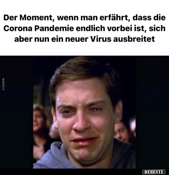 Der Moment, wenn man erfährt, dass die Corona Pandemie.. - Lustige Bilder | DEBESTE.de