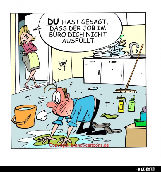 Du hast gesagt, dass der Job im Büro.. - Lustige Bilder | DEBESTE.de