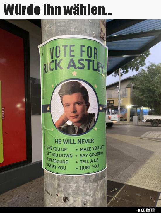 Würde ihn wählen...