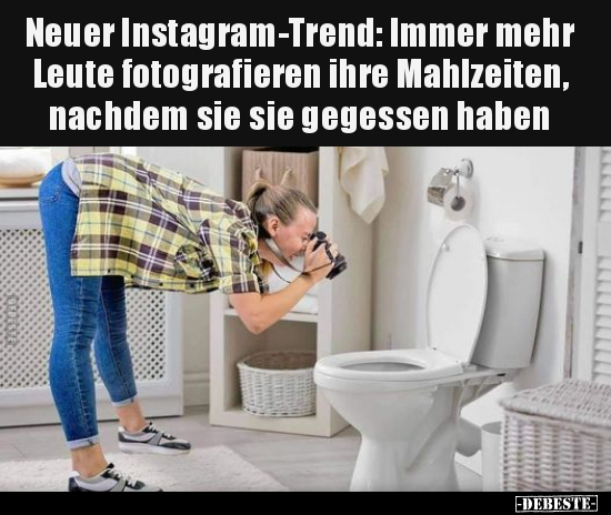 Neuer Instagram-Trend: Immer mehr Leute fotografieren ihre.. - Lustige Bilder | DEBESTE.de