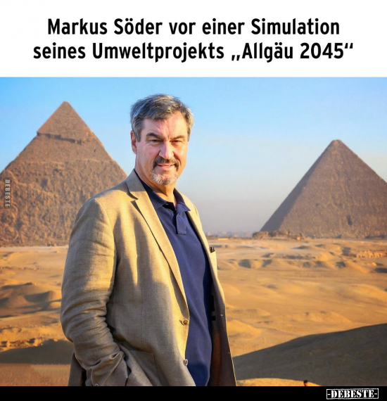 Markus Söder vor einer Simulation.. - Lustige Bilder | DEBESTE.de