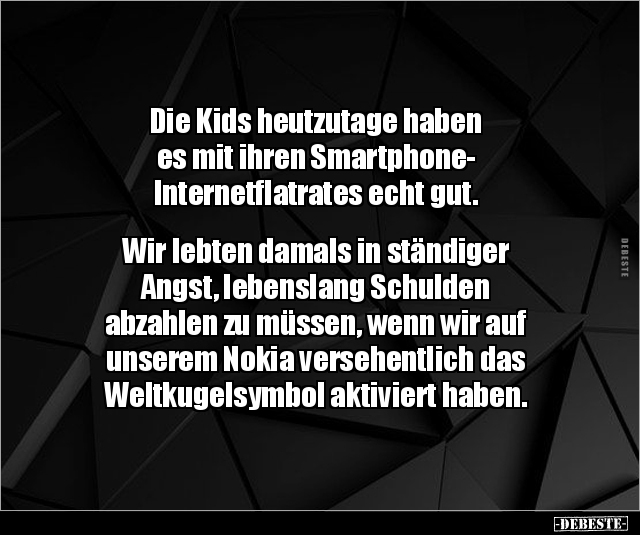 Die Kids heutzutage haben es mit ihren.. - Lustige Bilder | DEBESTE.de