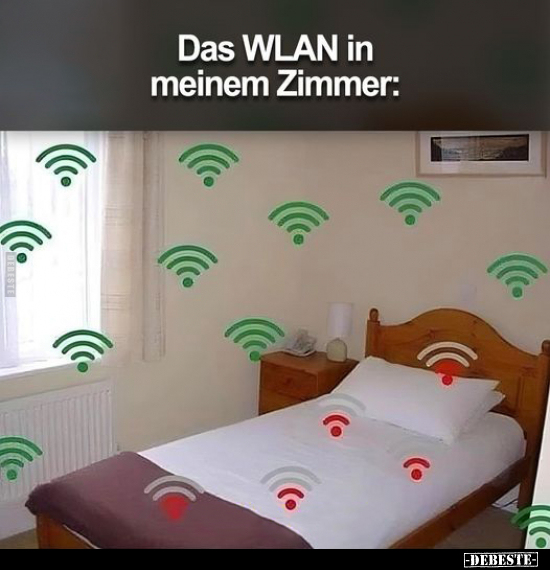 Das WLAN in meinem Zimmer.. - Lustige Bilder | DEBESTE.de