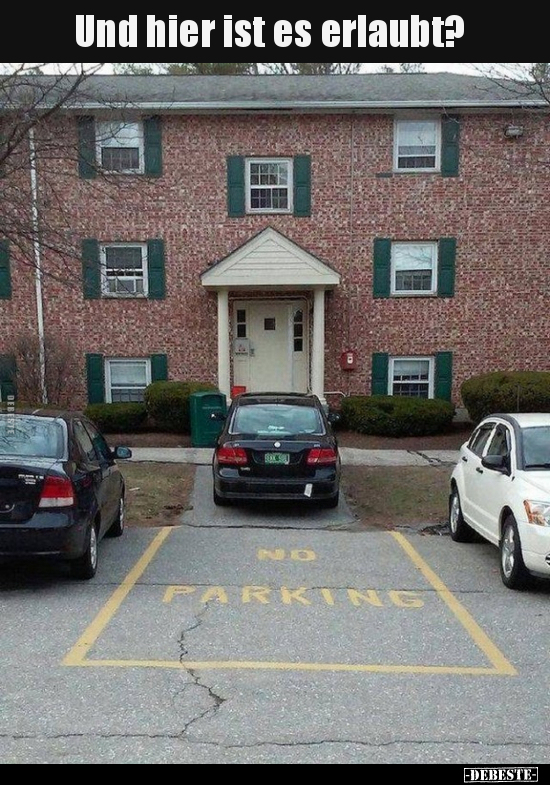 Und hier ist es erlaubt?