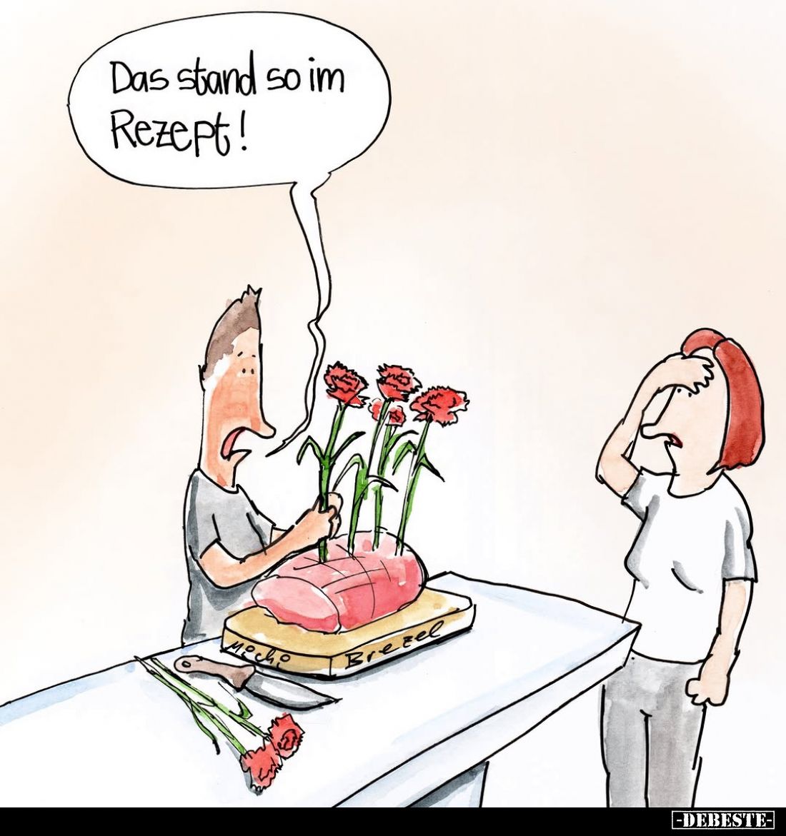 Das stand so im Rezept!
