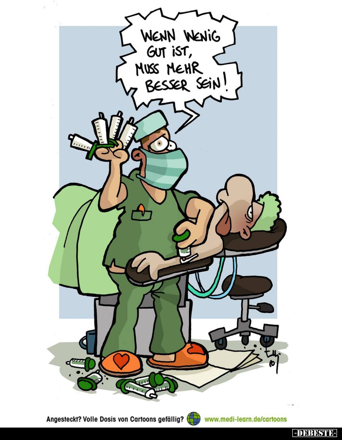 Wenn wenig gut ist, muss mehr besser sein!