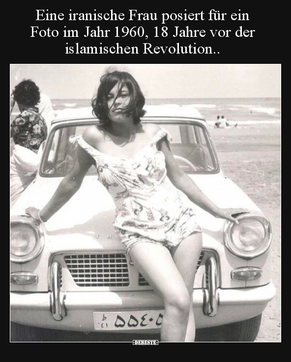Eine iranische Frau posiert für ein Foto im Jahr 1960, 18..