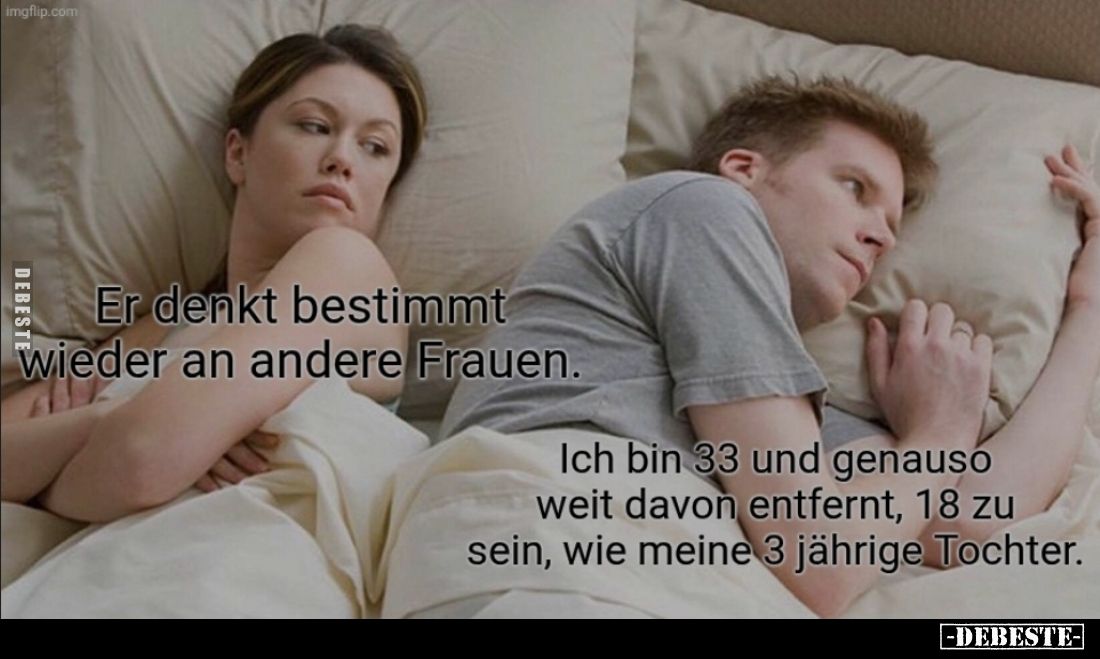 Er denkt bestimmt wieder an andere Frauen... - Lustige Bilder | DEBESTE.de