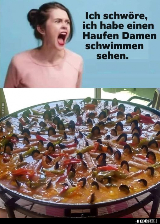 Ich schwöre, ich habe einen Haufen Damen schwimmen.. - Lustige Bilder | DEBESTE.de