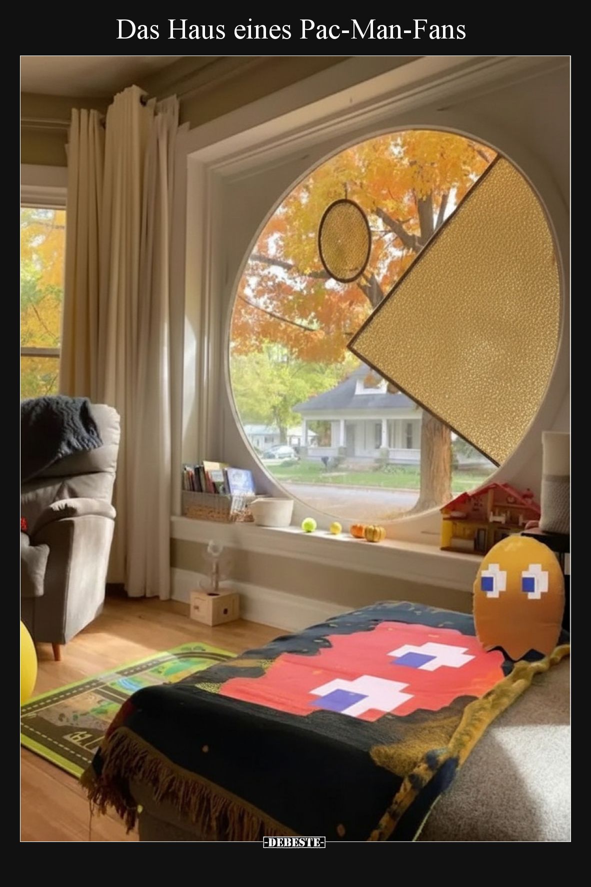 Das Haus eines Pac-Man-Fans