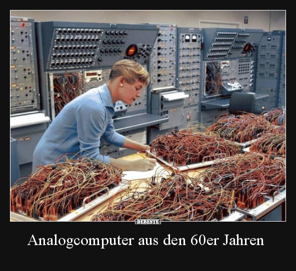 Analogcomputer aus den 60er Jahren.. - Lustige Bilder | DEBESTE.de
