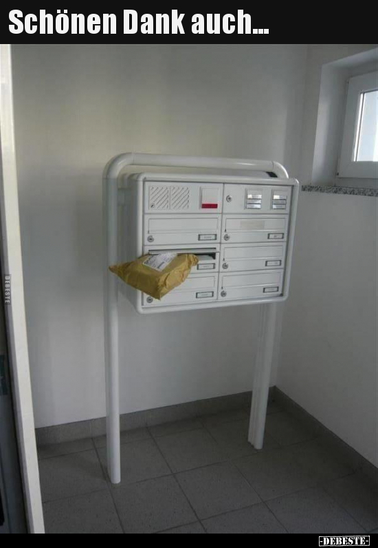 Schönen Dank auch