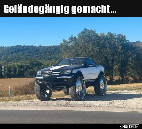 Geländegängig gemacht...