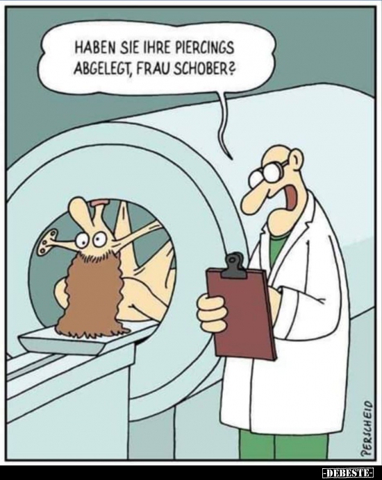 Haben Sie ihre Piercings abgelegt, Frau Schober? - Lustige Bilder | DEBESTE.de