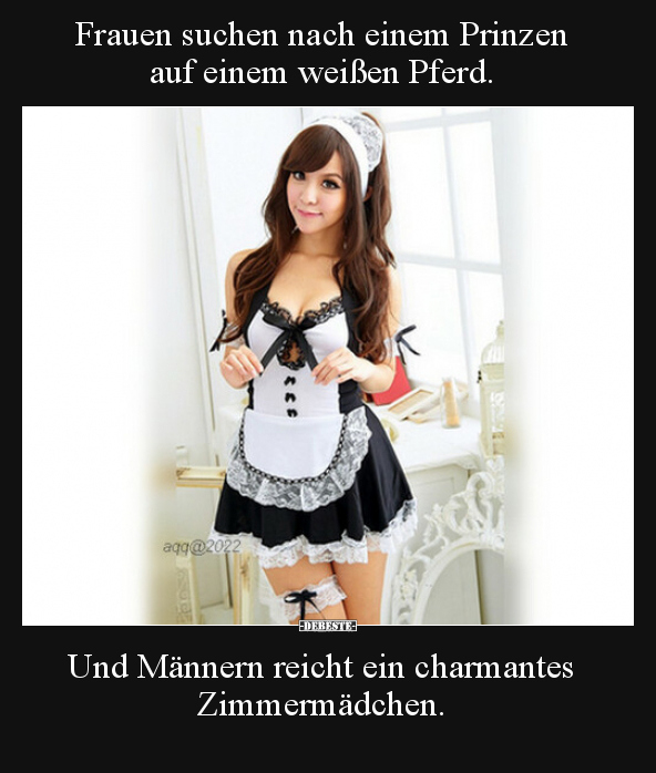 Frauen suchen nach einem Prinzen auf einem weißen.. - Lustige Bilder | DEBESTE.de