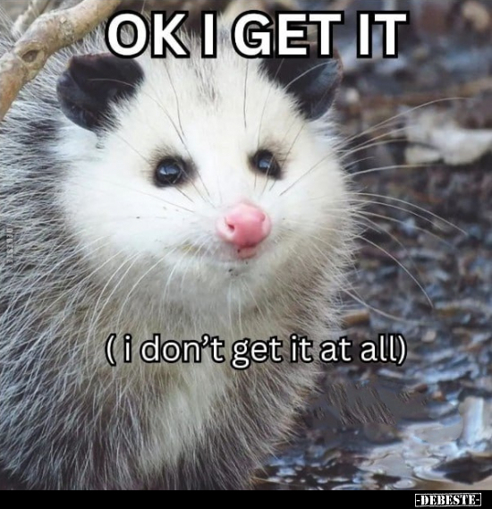 OK I GET IT
(i don't get it at all)