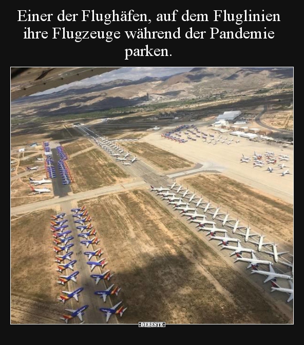 Einer der Flughäfen, auf dem Fluglinien ihre Flugzeuge.. - Lustige Bilder | DEBESTE.de