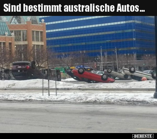 Sind bestimmt australische Autos... - Lustige Bilder | DEBESTE.de