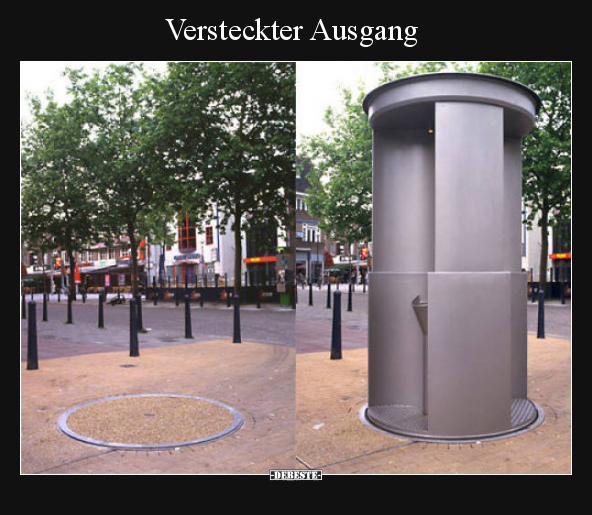 Versteckter Ausgang.. - Lustige Bilder | DEBESTE.de