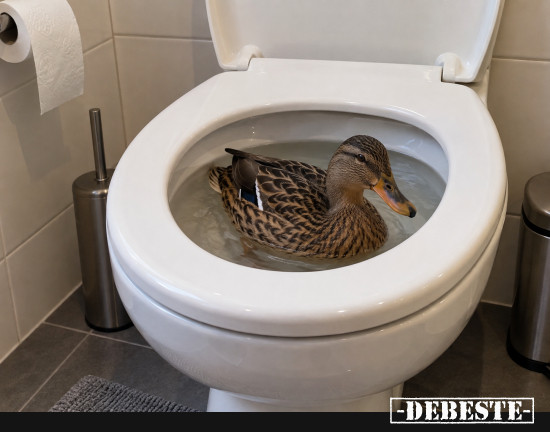 WC-Ente - Lustige Bilder | DEBESTE.de
