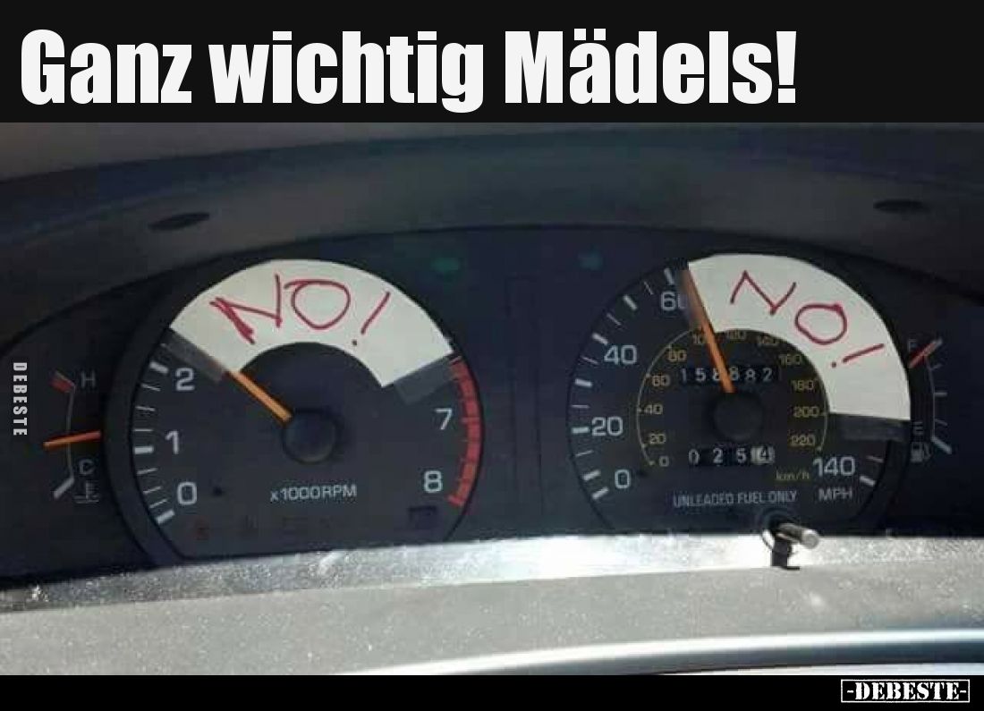 Ganz wichtig Mädels!