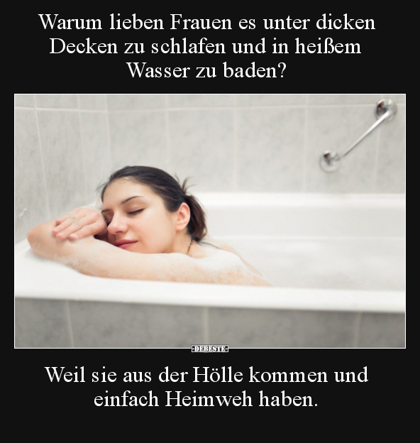 Warum lieben Frauen es unter dicken Decken zu schlafen und.. - Lustige Bilder | DEBESTE.de