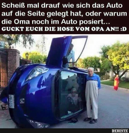 Schei.. mal drauf wie sich das Auto auf.. - Lustige Bilder | DEBESTE.de