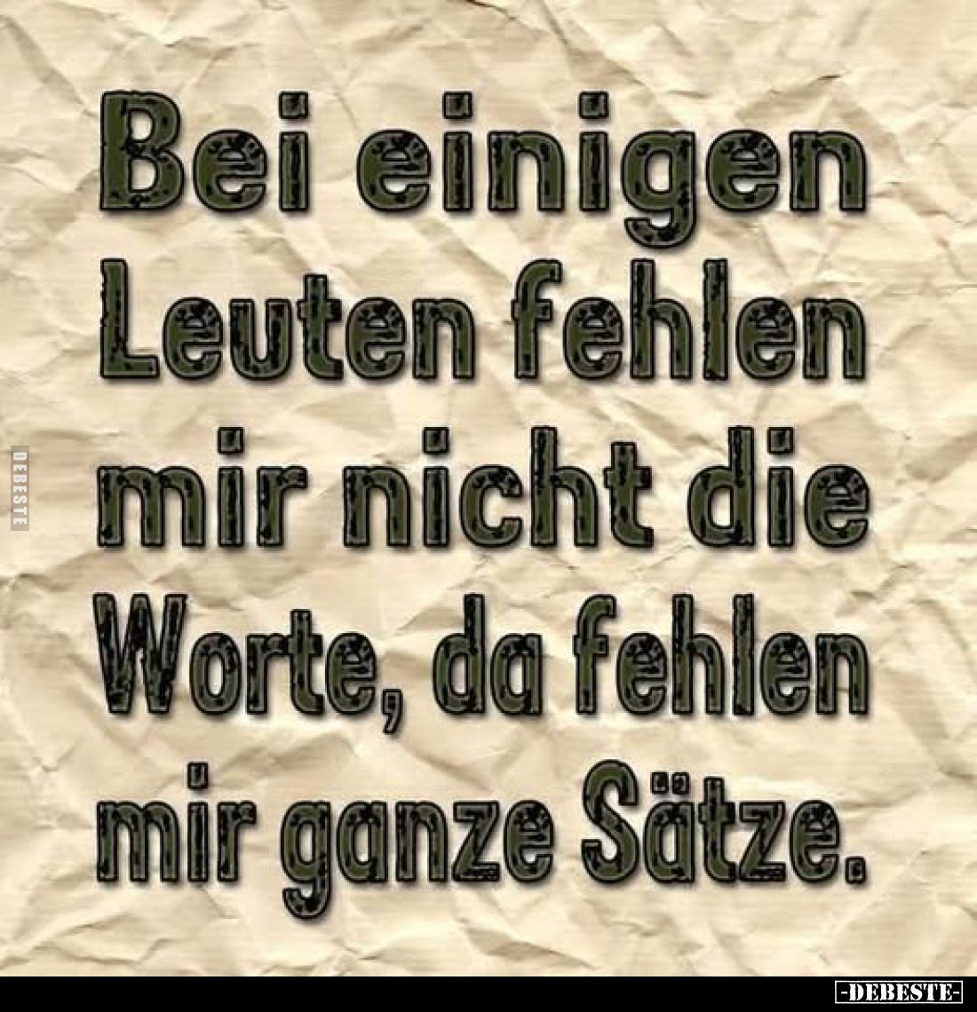 Bei einigen Leuten fehlen mir nicht die Worte... - Lustige Bilder | DEBESTE.de