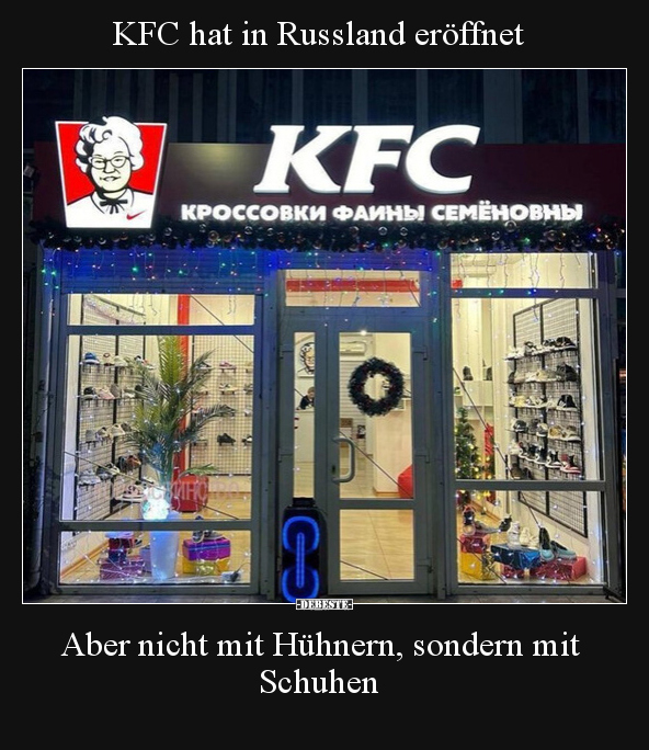 KFC hat in Russland eröffnet.. - Lustige Bilder | DEBESTE.de