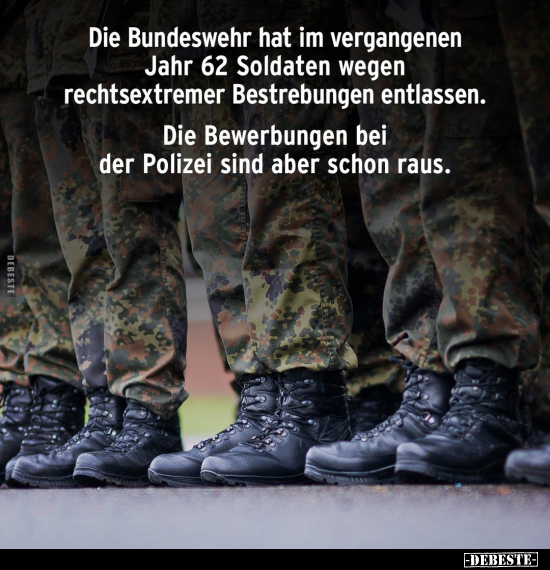 Die Bundeswehr hat im vergangenen.. - Lustige Bilder | DEBESTE.de