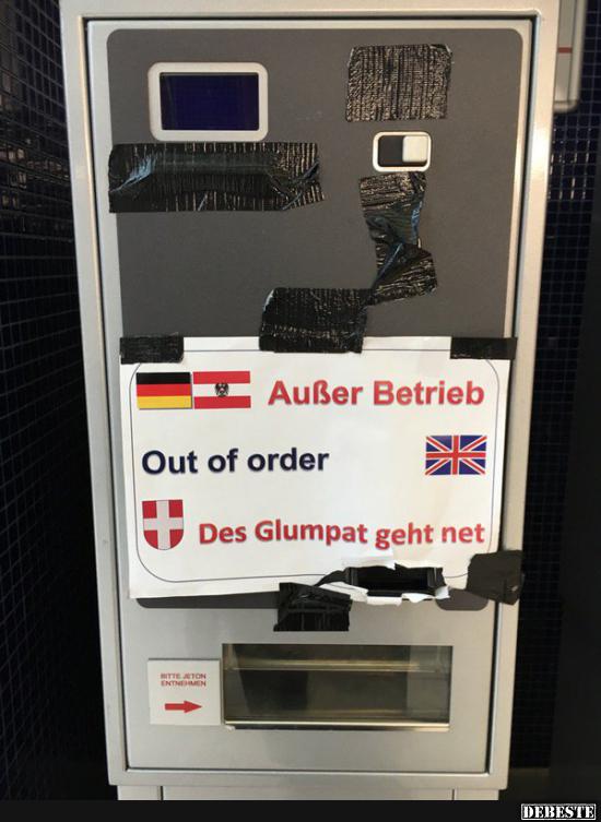 Außer Betrieb..
