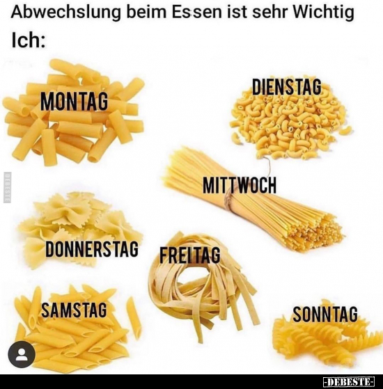 Abwechslung beim essen ist sehr wichtig.. - Lustige Bilder | DEBESTE.de