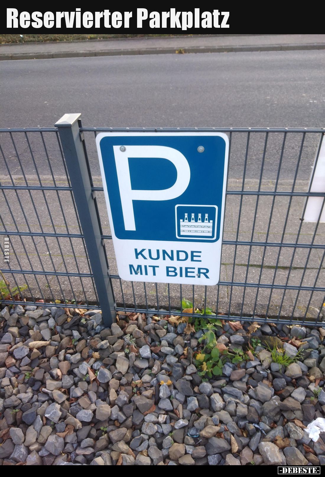 Reservierter Parkplatz.. - Lustige Bilder | DEBESTE.de
