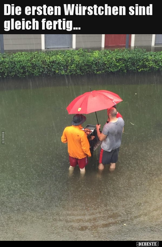 Die ersten Würstchen sind gleich fertig... - Lustige Bilder | DEBESTE.de