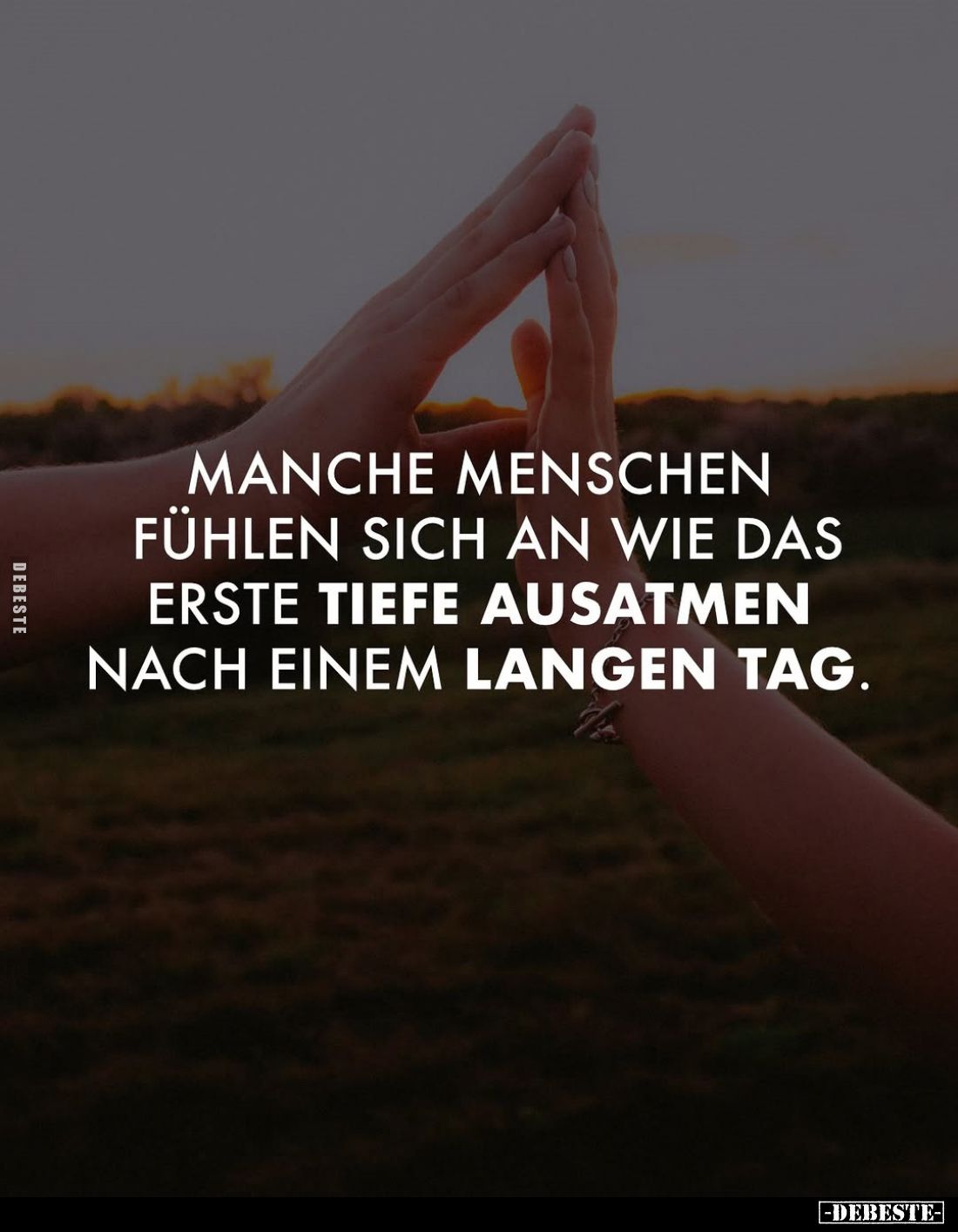 Manche Menschen fühlen sich an wie das erste Tiefe ausatmen nach einem langen Tag.