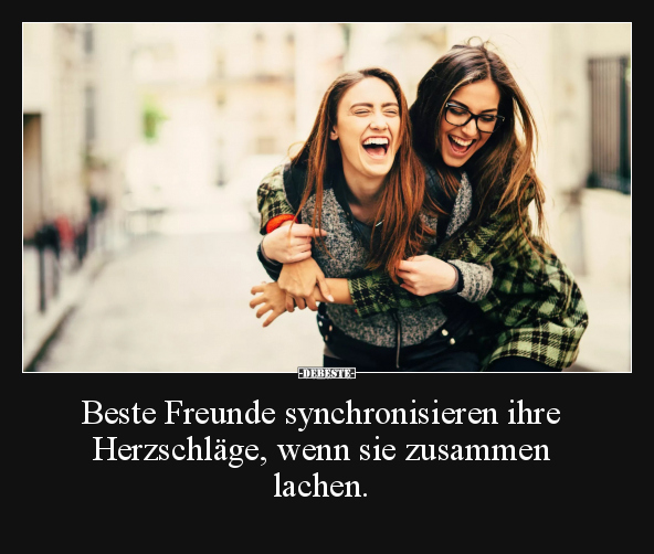 Beste Freunde synchronisieren ihre Herzschläge.. - Lustige Bilder | DEBESTE.de