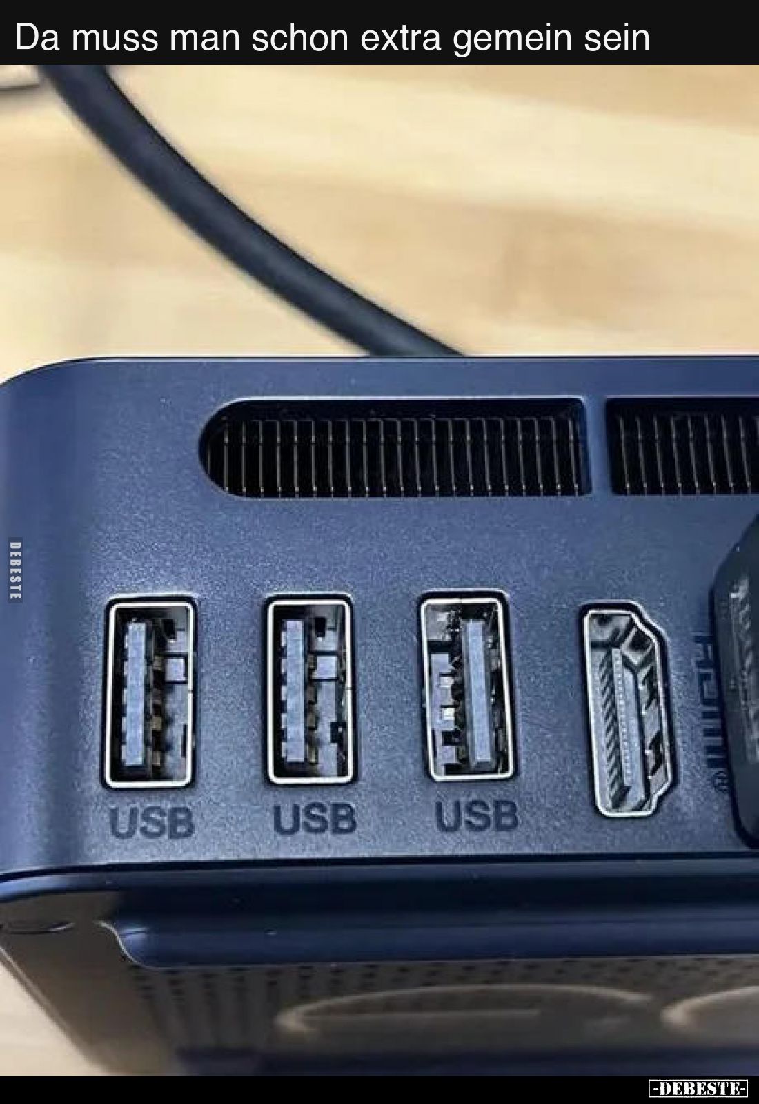 Da muss man schon extra gemein sein..