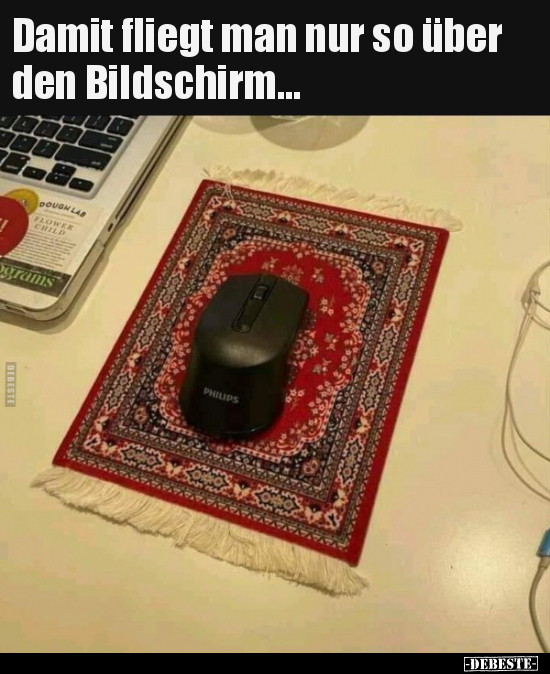 Damit fliegt man nur so über den Bildschirm...