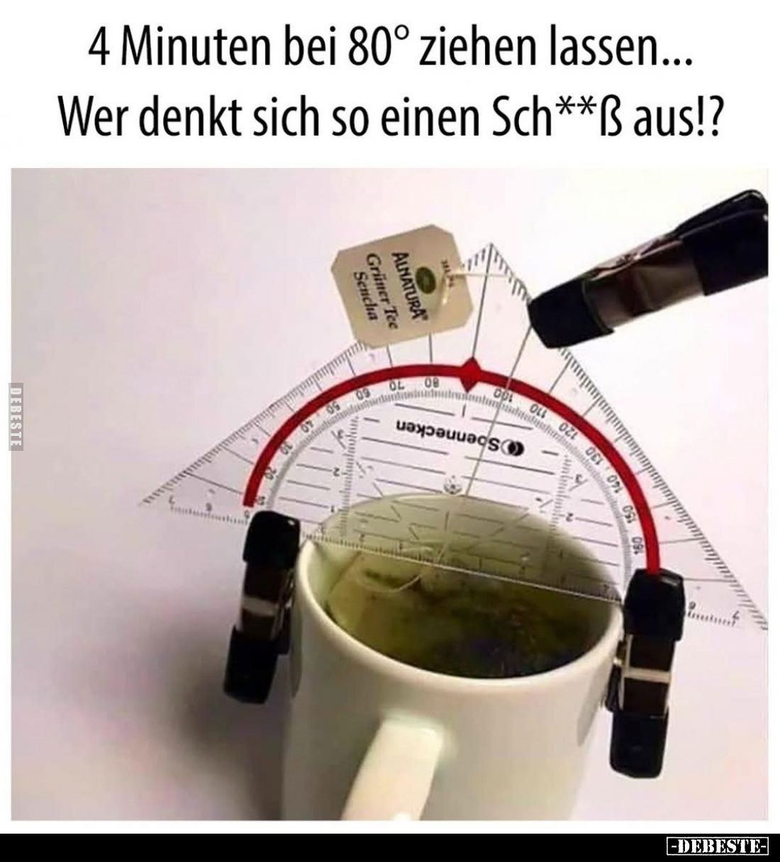 4 Minuten bei 80° ziehen lassen... Wer denkt sich so einen Sch**ß aus!?