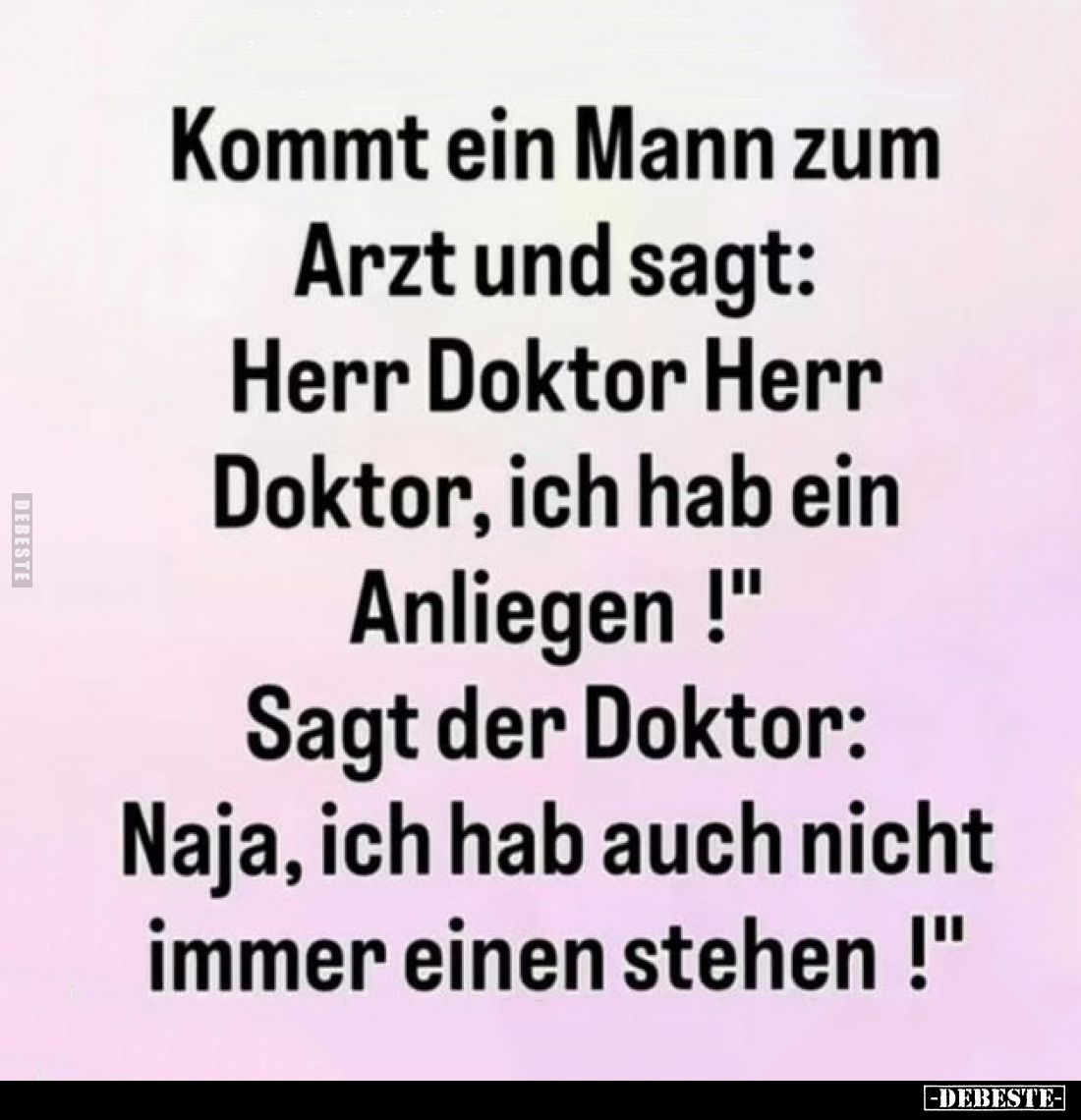 Kommt ein Mann zum Arzt und sagt.. - Lustige Bilder | DEBESTE.de