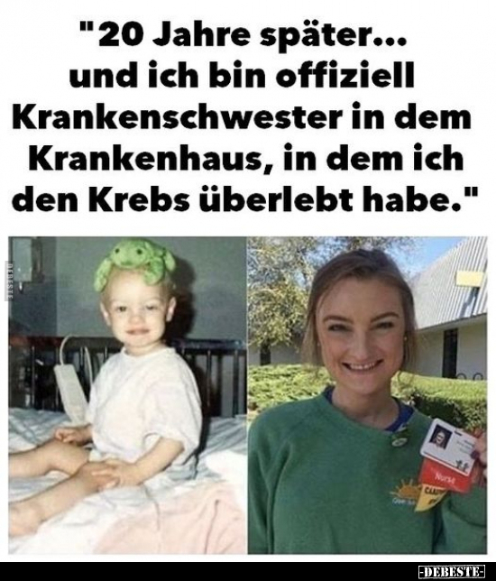"20 Jahre später... und ich bin offiziell Krankenschwester.." - Lustige Bilder | DEBESTE.de