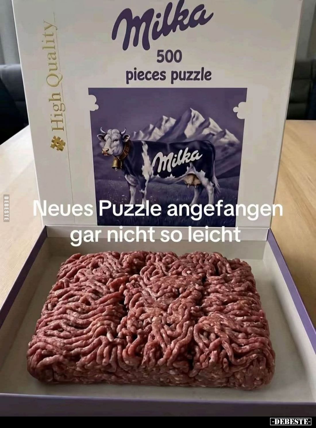 Neues Puzzle angefangen gar nicht so leicht
