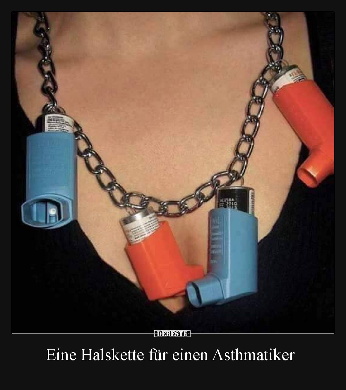 Eine Halskette für einen Asthmatiker