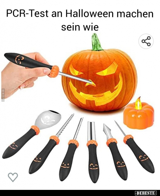 PCR-Test an Halloween machen sein wie.. - Lustige Bilder | DEBESTE.de