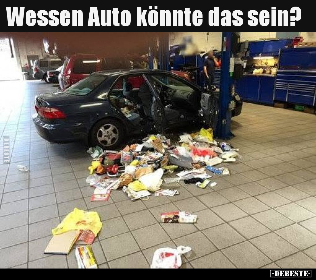 Wessen Auto könnte das sein?