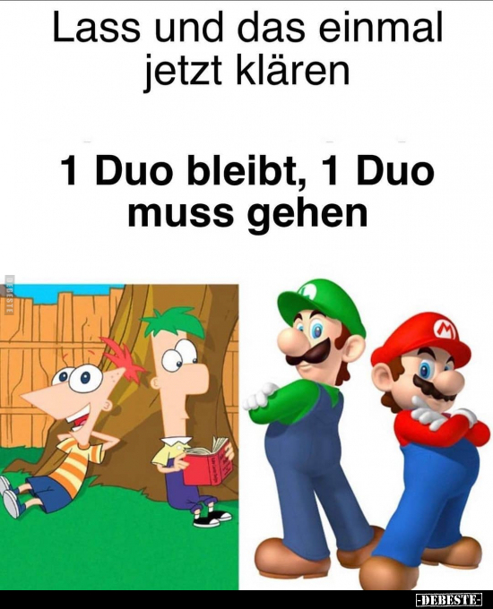 Lass und das einmal jetzt klären..