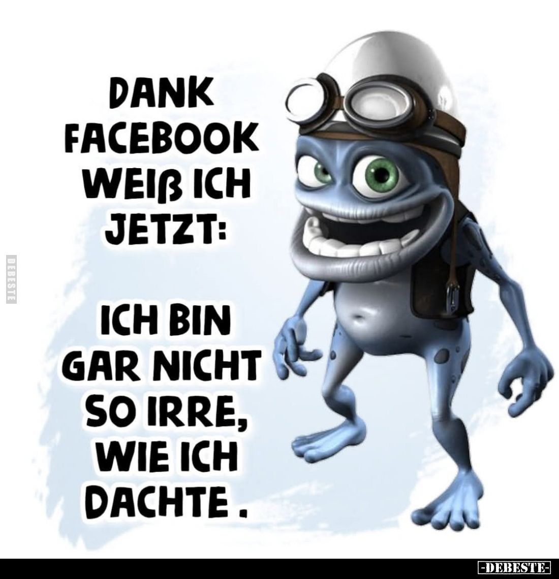 Dank Facebook weiß ich jetzt:
Ich bin gar nicht so irre, wie ich dachte.